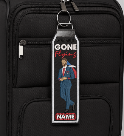 AMERICAN AIR Guy Avatar - Front Step - Classic Bag Tag