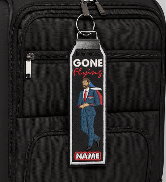 AMERICAN AIR Guy Avatar - Front Step - Classic Bag Tag