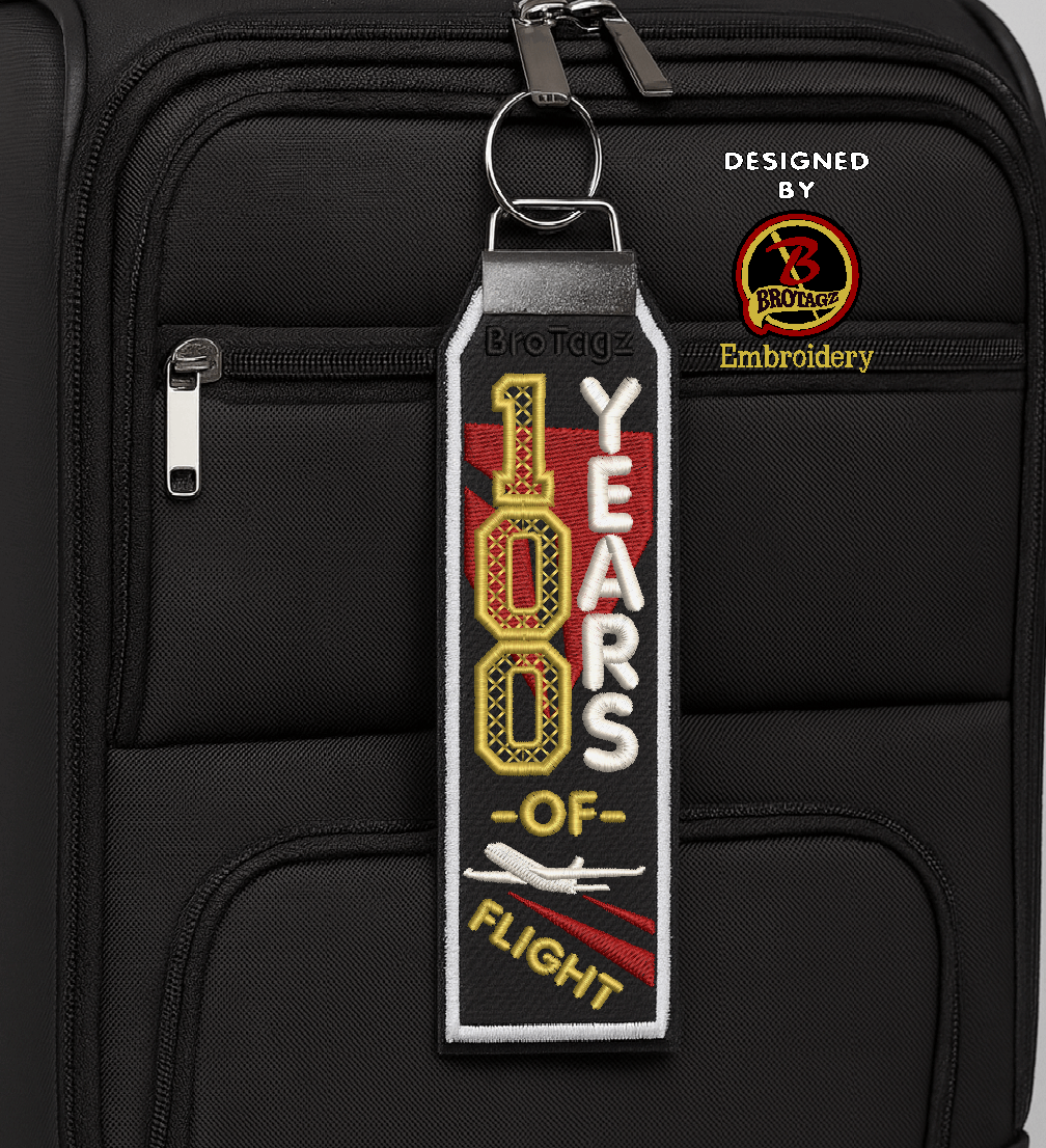 DELTA AIR 100 Years of Flight Bag Tag (3 Sizes Available)