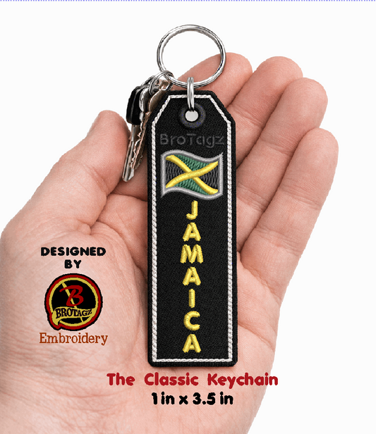 Jamaica Flag Keychain (3 Sizes)