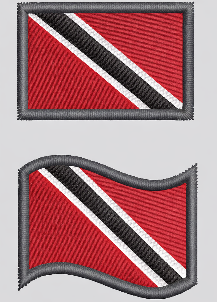 Trinidad/Tobago Flag - Esti Keychain (2 Sizes)
