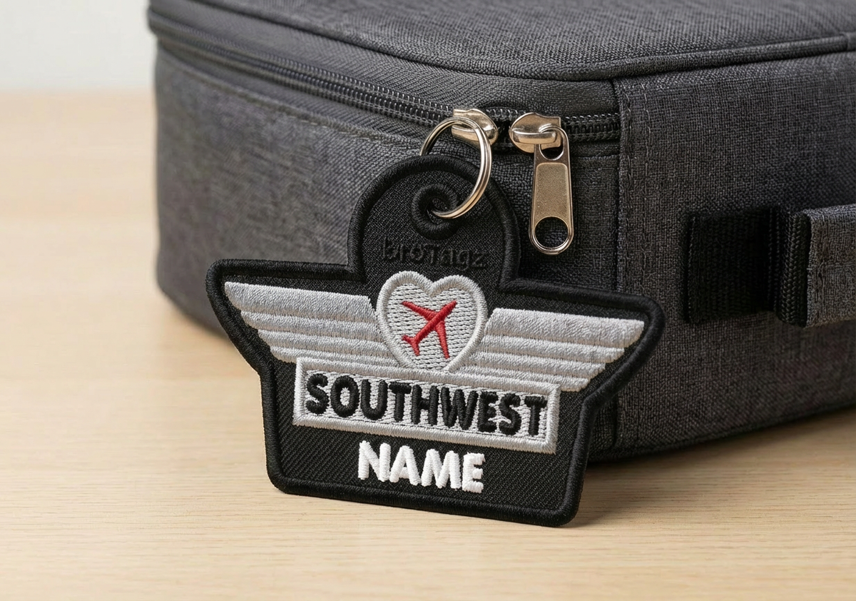 Airline Wings Keychain: WN Themed