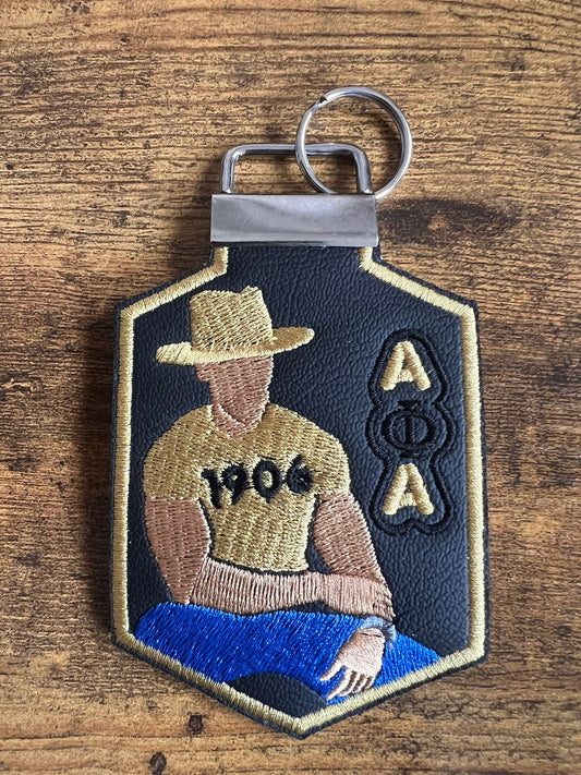 Alpha Phi Alpha Avatar Bag Tag (Tan) Key Ring - BUY NOW