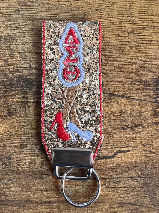 DST Gold Glitter Looped KeyChain (Tan Legs) BUY NOW