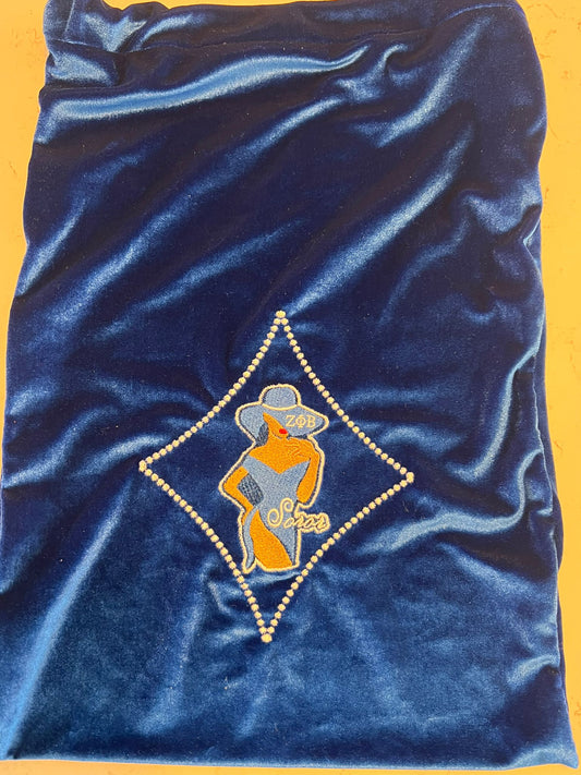 Zeta Phi Beta Shoe Bag (Tan) AS IS