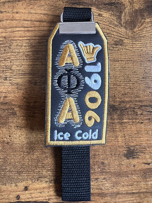 Alpha Phi Alpha Bag Tag (Gold Border) Strap BUY NOW