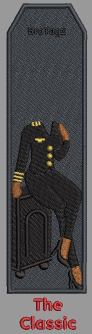 The Pilot Avatar Seated Luggage Tag