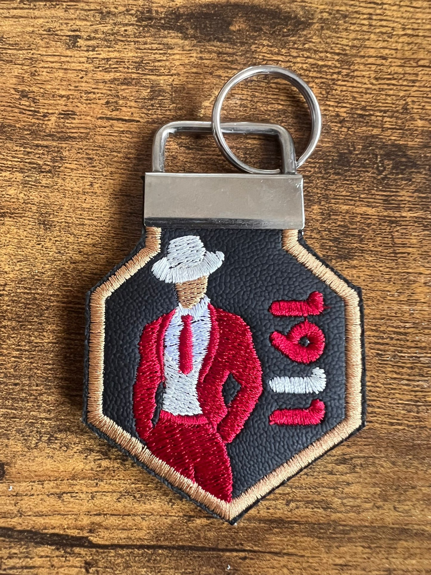 Kappa Alpha Psi Avatar KeyChain (Gold Border)