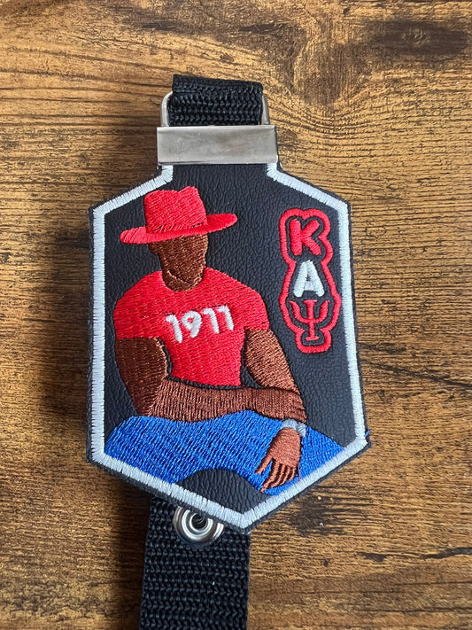 Kappa Alpha Psi Avatar Tag (Brown)(White Border)  Strap BUY NOW